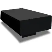 vidaXL Couchtisch Hochglanz-Schwarz