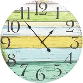 vidaXL Wanduhr Mehrfarbig 60 cm MDF