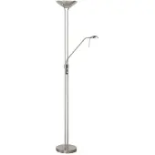 Highlight Klassische Leselampe Luna nickel Ø 26cm