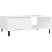 vidaXL Couchtisch Weiß 90x60x35 cm Holzwerkstoff