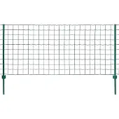 vidaXL Metallzaun Stahl 20 x 1,2 m Grün