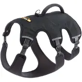Ferplast Ergotrekking Geschirr, schwarz - Größe M: 55 - 65 cm Brustumfang