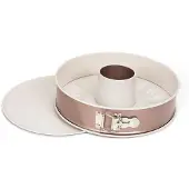Patisse Springende Form mit Turbaneinsatz 26 cm Stahl kupfer/beige