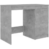 vidaXL Schreibtisch Betongrau 100x50x76 cm Holzwerkstoff