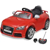 vidaXL Aufsitzauto für Kinder Audi TT RS mit Fernsteuerung Rot