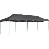 vidaXL Faltzelt Pop-Up Partyzelt 3 x 9 m Anthrazit