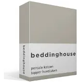 Beddinghouse Topper Spannbettlaken Sand (Percal)-180 x 200 cm