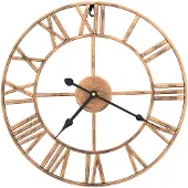 vidaXL Wanduhr Metall 40 cm Golden