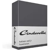 Cinderella Spannbettlaken Anthracite (Satin)-180 x 210 cm