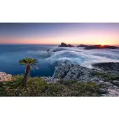 Overig Vliestapete "Digitaldruck Vlies - Island Paradise - Größe 450 x 280 cm" bedruckt glatt Wohnzimmer, Schlafzimmer