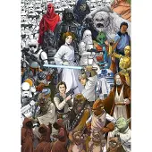 Komar Fototapete "STAR WARS Classic Cartoon Collage - Größe 184 x 254 cm" bedruckt glatt Kinderzimmer