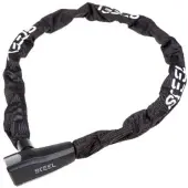 Steel Black Chain Lock 110 cm Luxus -Cover -Kunst