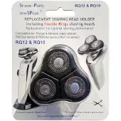 Shaver-Parts Scherkopf für RQ10/RQ12 Ersatzscherköpfe & Ersatzscherteile, Farbe:Schwarz