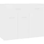 vidaXL Sideboard Weiß 88x30x70 cm Holzwerkstoff