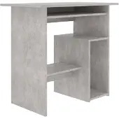 vidaXL Schreibtisch Betongrau 80x45x74 cm Holzwerkstoff