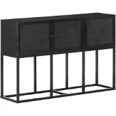 vidaXL Sideboard 115x30x76 cm Mango Massivholz