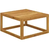 vidaXL Couchtisch 68x68x29 cm Massivholz Akazie