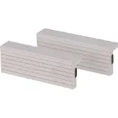 Cyclus Coarse Grooved Aluminum 100mm Ersatz-aluminiumbacken 2 Einheiten