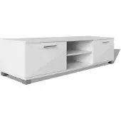 vidaXL TV-Schrank Hochglanz-Weiß 120x40,5x35 cm