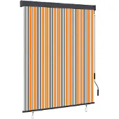 vidaXL Außenrollo 140x250 cm Gelb und Blau