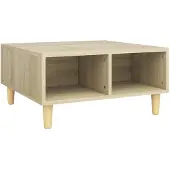 vidaXL Couchtisch Sonoma-Eiche 60x60x30 cm Holzwerkstoff