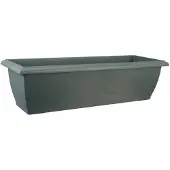 Riviera Evolution 18L Grauer Kunststoff-Blumentopf
