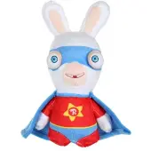 Gipsy RAVING RABBIDS Rotes Superhelden-Plüschtier mit Sound - 18 cm