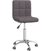 vidaXL Bürostuhl Drehbar Taupe Stoff