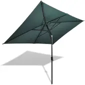 vidaXL Sonnenschirm 200x300 cm Grün Rechteckig