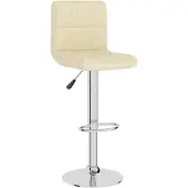 vidaXL Barhocker Creme Stoff