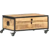 vidaXL Couchtisch 70x50x33 cm Massivholz Mango