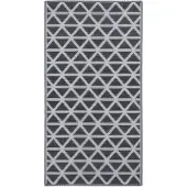 vidaXL Outdoor-Teppich ARAKIL Schwarz 120x180 cm PP