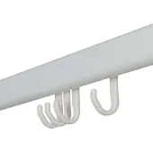Sealskin Duschvorhangstange Easy Roll Weiß