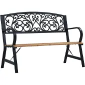 vidaXL Gartenbank 120 cm Holz
