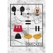 Komar Vliestapete "Digitaldruck Vlies - Mickey Kit - Größe 200 x 280 cm" bedruckt glatt Kinderzimmer