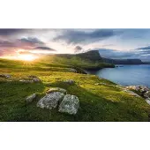 Overig Vliestapete "Digitaldruck Vlies - Scottish Paradise - Größe 450 x 280 cm" bedruckt glatt Wohnzimmer, Schlafzimmer