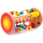 Jouéco Holz Kugelbahn Spielzeug - pädagogisch und bunt