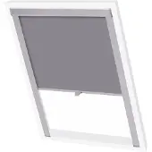 vidaXL Verdunkelungsrollo Grau F06