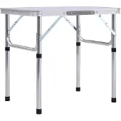 vidaXL Faltbarer Campingtisch Aus Aluminium 60x45 Cm