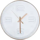 vidaXL Wanduhr Kupferoptik 30 cm