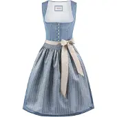 Stockerpoint Midi Dirndl "Irit" in rauchblau | Gr.: 48