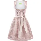 Stockerpoint Damen Amena Mini Dirndl mit Kanten Schürze, gewebt