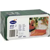Duni Servietten, 24x24 Dunkelgrün 3-lagig (250 Stk./Pkg.)