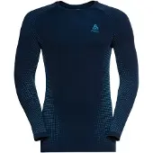 Odlo Men's PERFORMANCE WARM ECO Long-Sleeve Base Layer Top