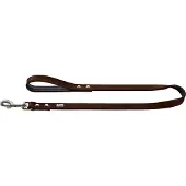 Hunter Führleine Basic 13/110, braun/schwarz