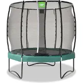 Exit Allure Premium Trampolin ø253cm, auf Beinen, Rund, Grün