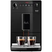 Melitta Purista, Espressomaschine, 1,2 l, Kaffeebohnen, Eingebautes Mahlwerk, 1450 W, Schwarz