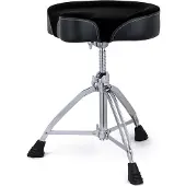Mapex T865 Saitensattel mit schwarzer Stoffabdeckung Trommelthron