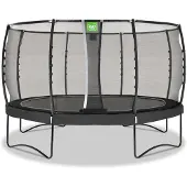 Exit Allure Premium Trampolin ø427cm, auf Beinen, Rund, Schwarz