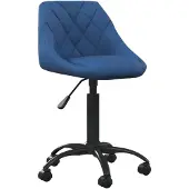 vidaXL Esszimmerstuhl Blau Samt